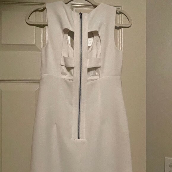 BCBG Generation Ivory Cut Out Mini Dress - Picture 2 of 3